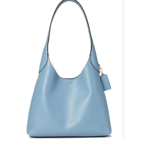 NWT!! AUTHENTIC COACH LARGE BROOKLYN 39 IN BLUEBELL HOBO HANDBAG - Picture 2 of 9